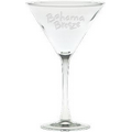 10 Oz. Classic Stem Large Martini Glass - Etched